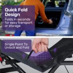 EQUIPMED Upright Rollator Walker with Forearm Support Rests, Mobilty Aid with Seat, Blue - Image 9