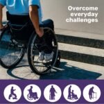 EQUIPMED 152cm Portable Folding Aluminium Access Ramp, 272kg Rated, for Wheelchair, Mobility Scooter, Rollator - Image 6