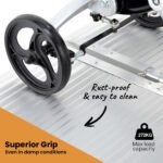 EQUIPMED 152cm Portable Folding Aluminium Access Ramp, 272kg Rated, for Wheelchair, Mobility Scooter, Rollator - Image 2