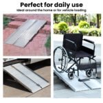 EQUIPMED 152cm Portable Folding Aluminium Access Ramp, 272kg Rated, for Wheelchair, Mobility Scooter, Rollator - Image 7