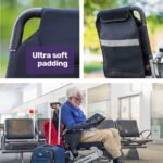 EQUIPMED Power Electric Wheelchair, Airline Approved Wheel Chair, Lightweight, Folding, Long Range, Lithium Batteries, Black & Silver - Image 11