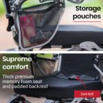 EQUIPMED Power Electric Wheelchair, Airline Approved Wheel Chair, Lightweight, Folding, Long Range, Lithium Batteries, Black & Silver - Image 9