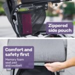 EQUIPMED Power Electric Wheelchair, Long Range, Airline Approved, Alloy, Remote Control, Lithium Battery, Black/Silver - Image 9