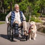 Equipmed 24 Inch Folding Bariatric Wheelchair, XL Wide Design, 136kg Capacity, Park Brakes, Retractable Armrests, Dark Grey Hammertone - Image 3