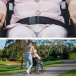 Equipmed 24 Inch Folding Bariatric Wheelchair, XL Wide Design, 136kg Capacity, Park Brakes, Retractable Armrests, Dark Grey Hammertone - Image 10