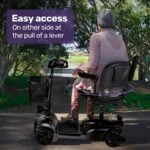 EQUIPMED FreeLite+ Mid-Sized Foldable Electric Mobility Scooter, Lithium Battery, Long Range and Easy Charging, Grey - Image 11