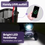 EQUIPMED FreeLite+ Mid-Sized Foldable Electric Mobility Scooter, Lithium Battery, Long Range and Easy Charging, Grey - Image 13