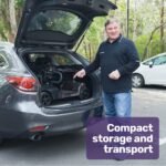 EQUIPMED FreeLite+ Mid-Sized Foldable Electric Mobility Scooter, Lithium Battery, Long Range and Easy Charging, Grey - Image 15