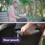 EQUIPMED FreeLite+ Mid-Sized Foldable Electric Mobility Scooter, Lithium Battery, Long Range and Easy Charging, Red - Image 12