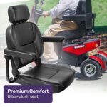 Equipmed ProRider Ultra Large-sized, High Power, Strong Climber, Varied Terrain, 200kg Capacity Mobility Scooter - Red - Image 10