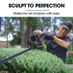 POWERBLADE HH4 20V Cordless Electric Hedge Trimmer Kit, with Lithium Battery and Fast Charger - Image 5