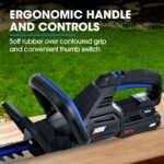 POWERBLADE HH4 20V Cordless Electric Hedge Trimmer Kit, with Lithium Battery and Fast Charger - Image 8
