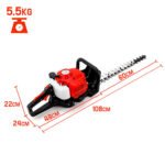 Baumr-AG 26CC Petrol Hedge Trimmer - 2-Stroke Clipper Saw Precision 24 Blade - Image 6
