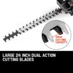 Baumr-AG 26CC Petrol Hedge Trimmer - 2-Stroke Clipper Saw Precision 24 Blade - Image 9