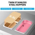 POLYCOOL Benchtop Soft Serve Ice Cream Machine, 3 Flavours, 2+Twist, Frozen Yoghurt, Acai Maker, Twin Cylinder, Counter Top Design, 15A Plug - Image 4