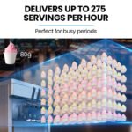 POLYCOOL Benchtop Soft Serve Ice Cream Machine, 3 Flavours, 2+Twist, Frozen Yoghurt, Acai Maker, Twin Cylinder, Counter Top Design, 15A Plug - Image 6