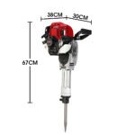 Baumr-AG 4 Stroke Petrol Jackhammer, with 2 Chisels, Carry Bag - Image 6