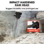 Baumr-AG 4 Stroke Petrol Jackhammer, with 2 Chisels, Carry Bag - Image 8