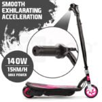 BULLET ZPS Kids Electric Scooter 140W Children Toy Pink Girls Battery Ride - Image 4