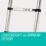 Bullet 2m Telescopic Aluminium Ladder Alloy Extension Extendable Steps - Image 7