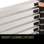 Bullet 3.8m Telescopic Aluminium Ladder Alloy Extension Extendable Steps Multi Portable - Image 3