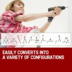 BULLET Pro 4.7m Multi-Purpose Ladder Aluminium Extension Folding Adjustable Step - Image 2