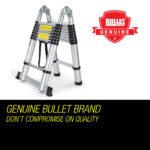 Bullet 5m Telescopic Aluminium Multipurpose Ladder Extension Alloy Step - Image 2