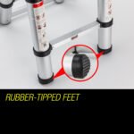 Bullet 5m Telescopic Aluminium Multipurpose Ladder Extension Alloy Step - Image 5