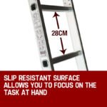 Bullet 5.8m Multipurpose Ladder Aluminium Extension Folding Adjustable Step - Image 5