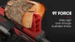 Baumr-AG 9 Ton Electric Log Splitter 9T Wood Cutter Hydraulic Fire Wood Block Axe Small Machine - Image 9