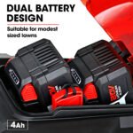 BAUMR-AG 450CX 40V SYNC Cordless Lawn Mower Kit, Fast Charger, 2 x 4Ah Battery, 320mm Grass Cutting Path - Image 4