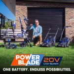 POWERBLADE 350CX 20V 13" Cordless Lawn Mower Kit, Fast Charger, 4Ah Battery, 5 Height, Brushless Electric, 330mm Cutting Path - Image 10