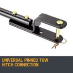 PLANTCRAFT Tow Behind Broadcast Spreader 90kg 105L Seed Fertiliser Tow Rotary - Image 4