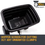 PLANTCRAFT Tow Behind Broadcast Spreader 90kg 105L Seed Fertiliser Tow Rotary - Image 9