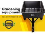 PLANTCRAFT 400LBS Poly Dump Cart Garden Tip Trailer Tray Tow Quad ATV Ride - Image 2