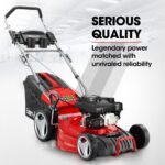 BAUMR-AG 18" 150cc Lawn Mower, 8 Heights, Steel Deck, Cup Holders, 4-Stroke Petrol Lawnmower - 730EX - Image 3
