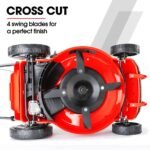 BAUMR-AG 18" 150cc Lawn Mower, 8 Heights, Steel Deck, Cup Holders, 4-Stroke Petrol Lawnmower - 730EX - Image 5