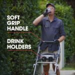 BAUMR-AG 18" 150cc Lawn Mower, 8 Heights, Steel Deck, Cup Holders, 4-Stroke Petrol Lawnmower - 730EX - Image 7