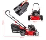 Baumr-AG Lawn Mower 139CC 17 Petrol Push Lawnmower 4-Stroke Engine Catch - Image 10