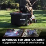 BAUMR-AG 24" Ride On Lawn Mower, Lithium Electric Start System, 6HP 224cc, 5 Cut Heights, Catcher and Mulch Kit - Image 8