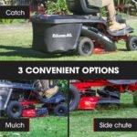 BAUMR-AG 24" Ride On Lawn Mower, Lithium Electric Start System, 6HP 224cc, 5 Cut Heights, Catcher and Mulch Kit - Image 9