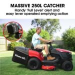 BAUMR-AG 38" Ride On Mower Tractor, Electric Start, 14hp 452cc, Hydrostatic, 100kg Towing, 7 Cut Heights - Image 8