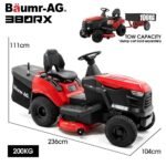 BAUMR-AG 38" Ride On Mower Tractor, Electric Start, 14hp 452cc, Hydrostatic, 100kg Towing, 7 Cut Heights - Image 10