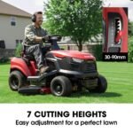 BAUMR-AG 38" Ride On Mower Lawn Tractor, Side Discharge or Mulch, Electric Start, 14hp 452cc, Hydrostatic, 100kg Towing, 7 Cut Heights - Image 7