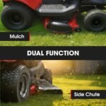 BAUMR-AG 38" Ride On Mower Lawn Tractor, Side Discharge or Mulch, Electric Start, 14hp 452cc, Hydrostatic, 100kg Towing, 7 Cut Heights - Image 8