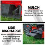 Baumr-AG 220cc Lawn Mower 4-Stroke 20 Inch Petrol Lawnmower 4-in-1 Self-Propelled Push - Image 8