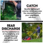 Baumr-AG 220cc Lawn Mower 4-Stroke 20 Inch Petrol Lawnmower 4-in-1 Self-Propelled Push - Image 9