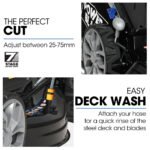 PowerBlade 20" 200cc Self-Propelled Lawn Mower, 7 Height, Steel Deck, Deck Wash Port, OHV 4-Stroke Petrol - VS900 - Image 7