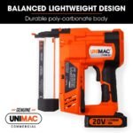 UNIMAC CLS500 15-50mm 18ga 2-in-1 Stapler/Brad Nail Gun, Cordless 20V Lithium Nailer - Image 2