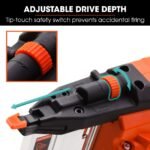 UNIMAC CLS500 15-50mm 18ga 2-in-1 Stapler/Brad Nail Gun, Cordless 20V Lithium Nailer - Image 10